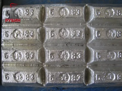 Баббит БКА чушка ГОСТ 1209-90