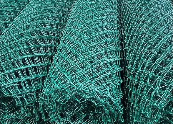 Сетка рабица с полимерным покрытием 50х50х3,0 мм ГОСТ 5336-80