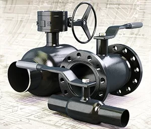 Кран шаровый Forteca 11с67п КШС 182.2 Ду300 Ру16 приварной с редуктором