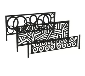 Ограждения газонные с плазменной резкой