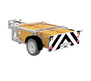 Ограждение мобильное фронтальное прицепное