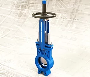 Задвижка шиберная 170 Ду400 Ру4 чугунная со штурвалом