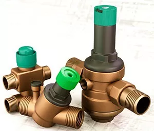 Регулятор давления бытовой HoneyWell D06F-1/2 А Ду15 Ру25 резьбовой под манометр