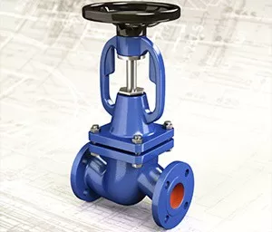 Клапан запорный Zetkama 215F Ду20 Ру40 сальниковый стальной фланцевый