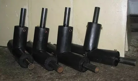 Параллельный тройник в ППУ изоляции 720 мм