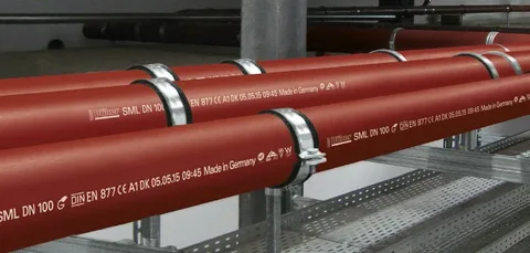 Безраструбная опорная труба