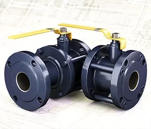 Кран шаровый ЛАЗ 11с41фт (11с41п) Ду150 Ру16 фланцевый стандартнопроходной