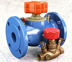 Вентиль балансировочный Herz Штремакс-GF Ду150 Ру16 с измерительными клапанами фланцевый